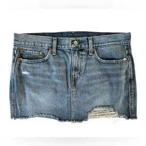 LEVIS DENIM MINI SHORT SKIRT SIZE 27